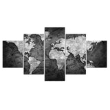 Tableau Carte du Monde Océan de Monnaies | MondeAndCo