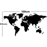 Carte du Monde en Métal Classique | MondeAndCo