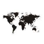 Sticker Carte du Monde | Mercator Uniforme